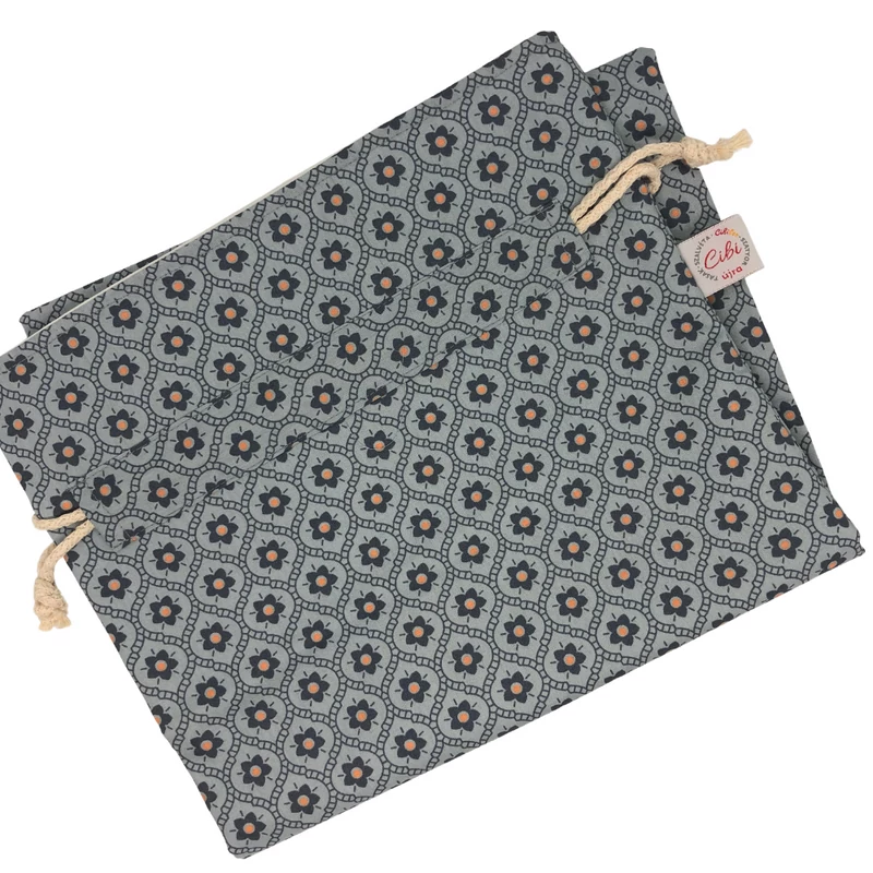 Cibi Bélelt kenyeres zsák - nagy, Türkiz virág (1 db)