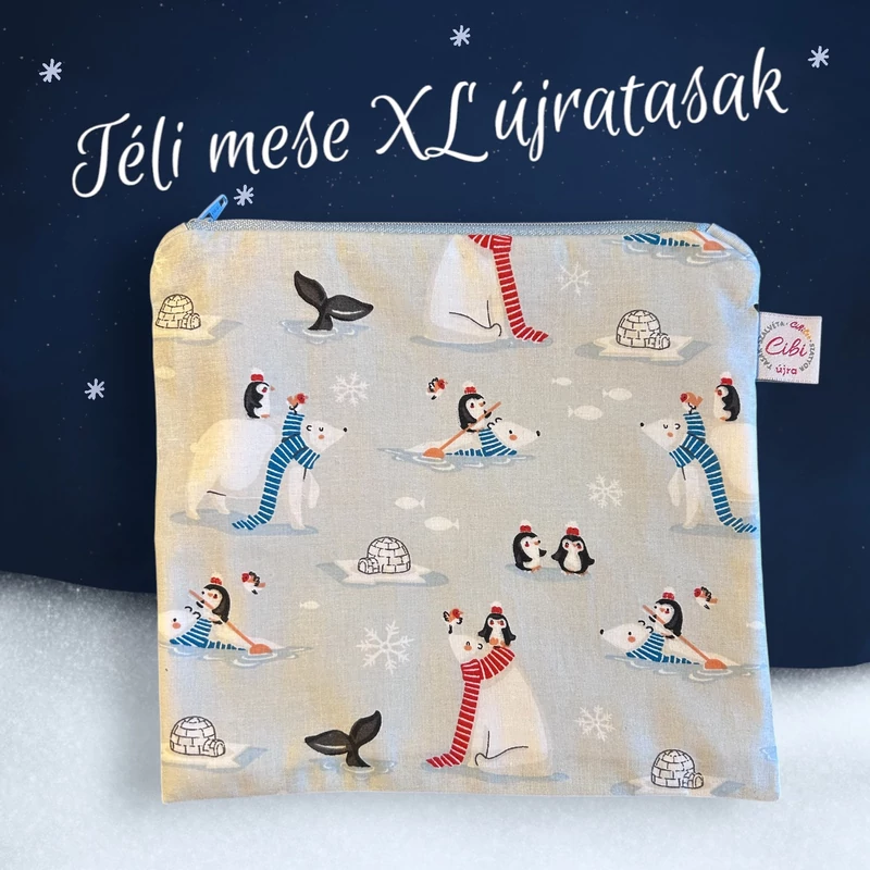 Cibi Újratasak XL méretben - Téli mese (1 db)